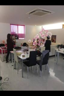 寛いでるモデルさん達