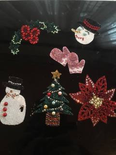 冬用の季節デザイン　クリスマス用ジュエリーシール新作の一部をご紹介します♪